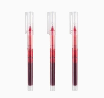 New Large‑Capacity Liquid Ink Gel Pen Multi‑Color Rollerball Pen Student Stationery Custom Logo Wholesale